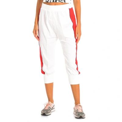 Image of Zumba Womenss Harem Design Sports Pirate Pants Z1B00228 White Cotton Size X Small