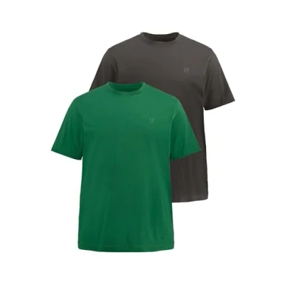 Image of JP 1880 Men&#039;s T Shirts, 2er Pack Shirts Emerald Green 3XL