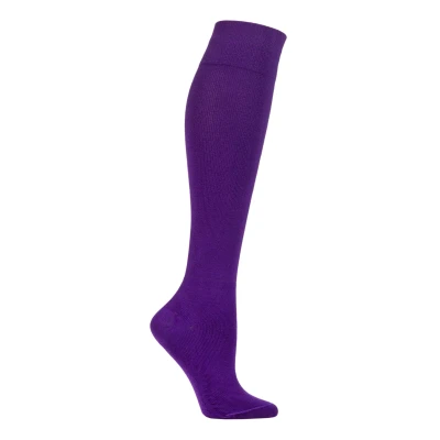 Image of Mens and Women&#039;s 1 Pair Atom Milk Compression Massage Socks Purple XL