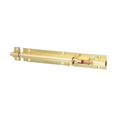Image of Straight Barrel Bolt 150 x 25mm Polished Brass