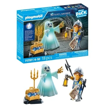 Image of Playmobil Novelmore Castle Ghost and Knight Toys for Children aged 4+ 71797