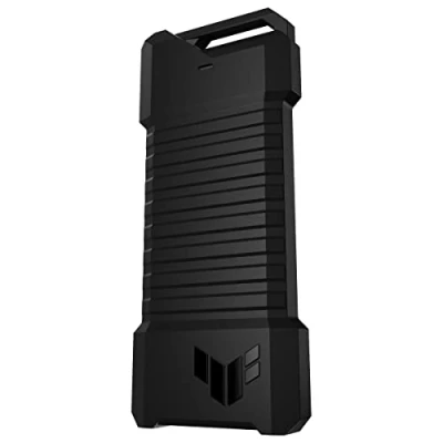 Image of ASUS TUF Gaming A1—USB C 3.2 Gen 2x1 SSD enclosure(SSD case), dual M.2 NVMe PCIe and SATA interfaces, Q Latch for easy installation, MIL STD 810H drop resistance, IP68 water dust resistance