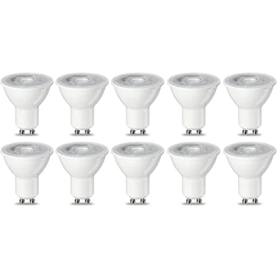 Image of Amazon Basics LED GU10 Spotlight Bulb, 4.7W (Equivalent to 50W), Warm White, Non Dimmable Pack of 10
