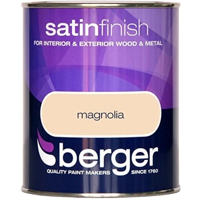Image of Berger Satin Paint 750ml Magnolia