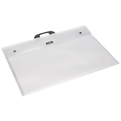 Image of Westfolio Art Portfolio Folder Crystal A1, 100 Sheet Capacity, Carry Case Bag For Art, Painting Keeps Paper Flat Travel, School, Class, University, College, Homework, Projects