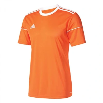 Image of adidas Men&#039;s Squad 17 Jsy T shirt, Orange/White, XS UK