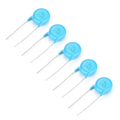 Image of Ceramic Capacitor Kit 20KV 1000PF High Voltage Disc Capacitors HV Set Electronic Parts 5 Pcs