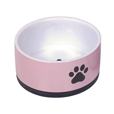 Image of Nobby Paw Ceramic Bowl Diameter 17 x 8 cm 1.10 L Pink