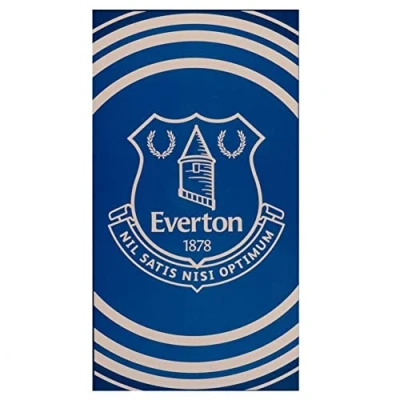Image of Everton F.C. TOWEL PULSE 55in x 28in Football Gift, Blue