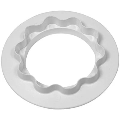 Image of PME Round and Wavy Edge Cutter, X Large, 100 mm, 3.9 Inch