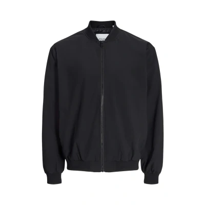 Image of Jack &amp; Jones Jjecharge Bomber Jacket Jacket, Men&#039;s, Size: Large, Schwarz