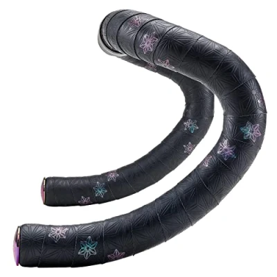 Image of SUPACAZ BIKE BARTAPE, SUPER STICKY KUSH, GALAXY, OIL SLICK PLUS PLUGS