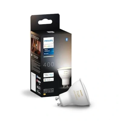 Image of Philips Hue GU10 Smart Spotlight White Ambiance