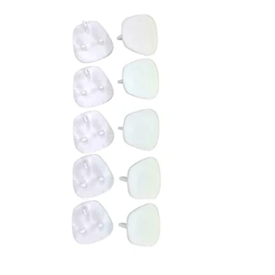 Image of 5 Pcs Child Safety UK Plug Socket Covers Mains Electrical Protector Inserts Guard