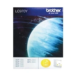 Image of Brother LC970Y Yellow Ink Cartridge