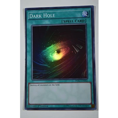 Image of YuGiOh DESO EN042 1st Ed Dark Hole Super Rare Card ( Yu Gi Oh! Single )