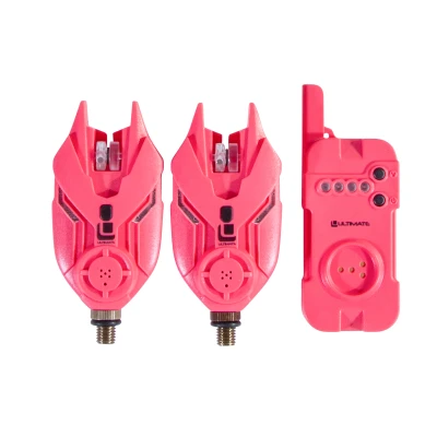 Image of Ultimate E Tension Pink Bite alarm Set 2+1