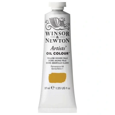 Image of Winsor &amp; Newton 37ml Artists&#039; Oil Colour Yellow Ochre Pale