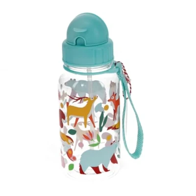 Image of Rex London Kids Water Bottle 500ml Woodland