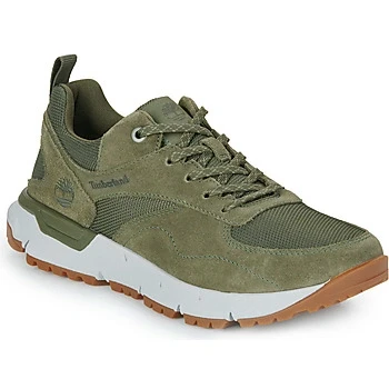 Image of Timberland Voyager PARK Trainers, Men&#039;s, Size: 8.5, Dark green Leather and textile