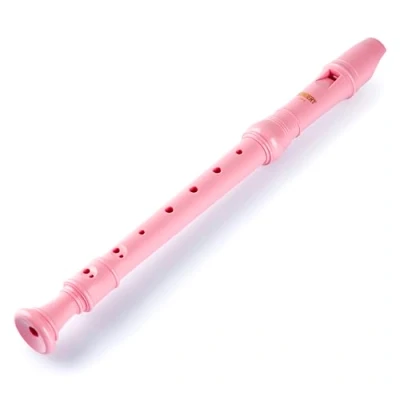 Image of Sondery Soprano Recorder Instrument German Fingering Durable Beginner&#039;s Easy to Play Plastic Body Includes Chart Carry Pouch
