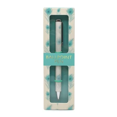 Image of Robert Frederick Peacock Feathers Ballpoint Pen in Gift Box