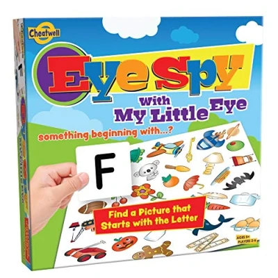 Image of Cheatwell Games Eye Spy with My Little Something Beginning No Reading Required, Kids Board Game, Builds Children&#039;s Social &amp; Developmental Skills, Ages 5+, 2 6 Players
