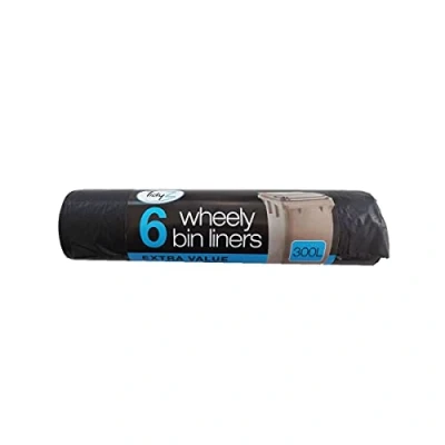 Image of Pack of 6 300 Litre Wheely Bin Liners
