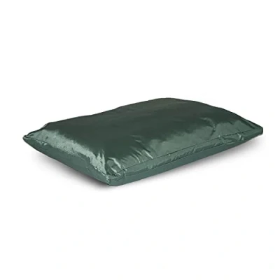 Image of Danish Design County Green Dog Bed Wipe Clean, Rugged, and Hard Wearing &amp; Puppy Duvet Deep Filled Cover, Medium