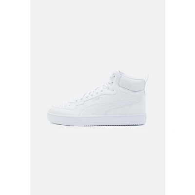 Image of PUMA Caven 2.0 Mid WTR Sneakers, Unisex Adult Trainers, White Dark Myrtle Caramel Milk Green Beige, 9.5 UK
