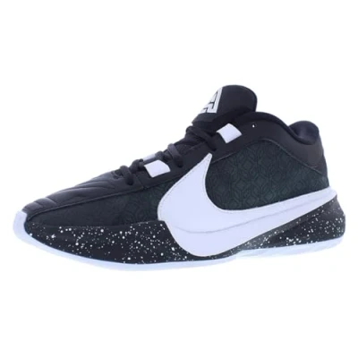 Image of Nike Men&#039;s Zoom Freak 5 Sneaker, Black/White Pure Platinum, 10 UK