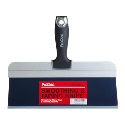 Image of ProDec 12&quot; Carbon Steel Taping Knife for and Filling Plasterboard/Drywall