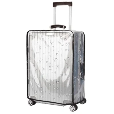 Image of RHQFDM 28 Inch Transparent Case Protective Cover PVC Suitcase Waterproof Luggage Cover,Abrasion Resistant and Design to Protect Your