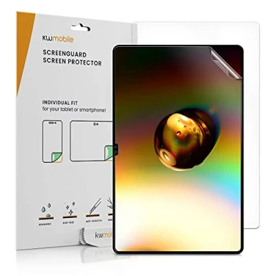 Image of kwmobile Screen Protector Compatible with Samsung Galaxy Tab S8 Ultra 2x Anti fingerprint Film Shield for Tablet