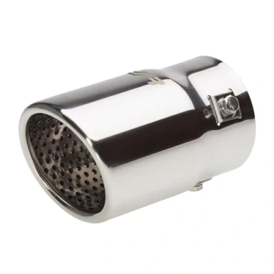 Image of Simoni Racing TRX/21 Exhaust Tip Rounded Inox