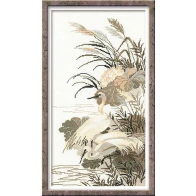 Image of RIOLIS Cross Stitch Kit 928 Herons
