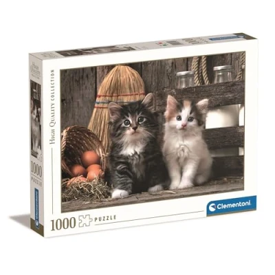 Image of Clementoni 39340 Collection Puzzle for Children and Adults Lovely Kittens 1000 Pieces