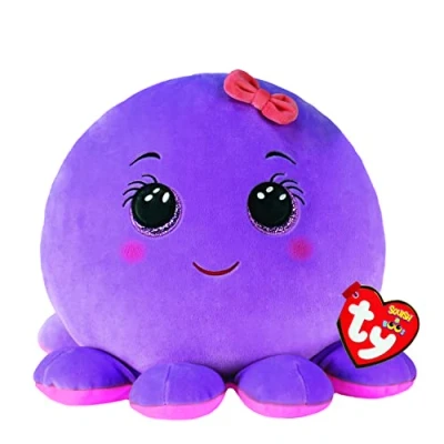 Image of TY Toys Squish a Boo Purple Octopus Octavia 31 CM (2009319)