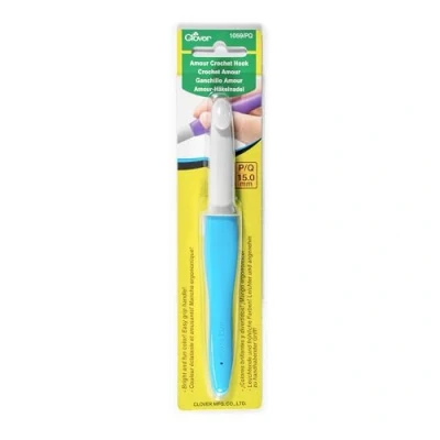 Image of Clover CL1059 Amour Crochet Hook: 15.00 mm, Multi