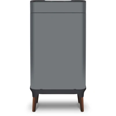 Image of Tower T938022GRY Ozone Sensor Bin with Legs, Large 65L, Hands Free Opening, Carbon Filter, Grey