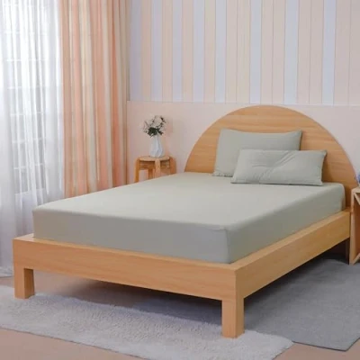 Image of Sheet Story Bamboo Single Fitted 41cm Deep, 400 Thread Count Bed Sheets Hypoallergenic Soft and Cooling only