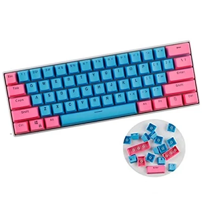 Image of Sunzit Keycaps, 61 Keycaps Backlight Two Color Mechanical Keypad PBT Keycap For GH60 / RK61 ALT61 Annie/Keyboard Poker Keys