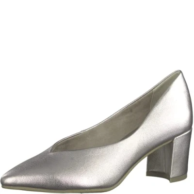 Image of MARCO TOZZI Women&#039; 2 22419 20 Pump, Metallic, 5 UK