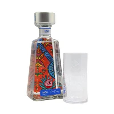 Image of 1800 Glass &amp; Daniel Cordas Limited Edition Silver Tequila 70cl