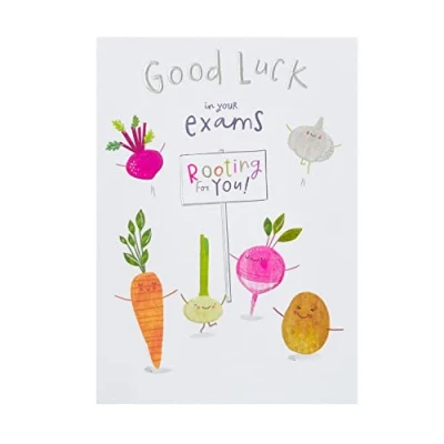 Image of UK Greetings Kindred Rooting For You Good Luck Exams Card