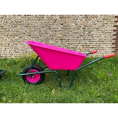 Image of Wheelbarrow 110lt Pink Estate to Garden