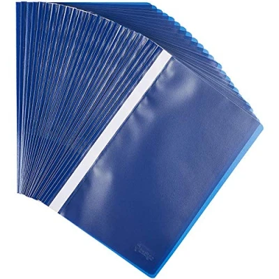 Image of Indigo® A4 Project Folder Blue Report Document Files Folders 2 Prong (25)