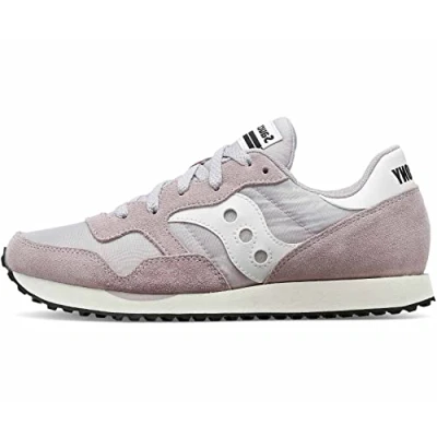 Image of Saucony Women&#039;s DXN Trainer Vintage Sneaker, Gray White, 4.5 UK