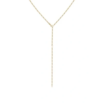Image of Elli Necklace Basic Y Kette Figaro Trend Verstellbar 925 Silber
