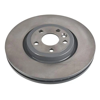 Image of T4A2342, T4A34339 Brake disc FEBI BILSTEIN 107220 Front Axle 325mm 30mm 5 Hole 108mm internally vented Coated High carbon JAGUAR: F Pace